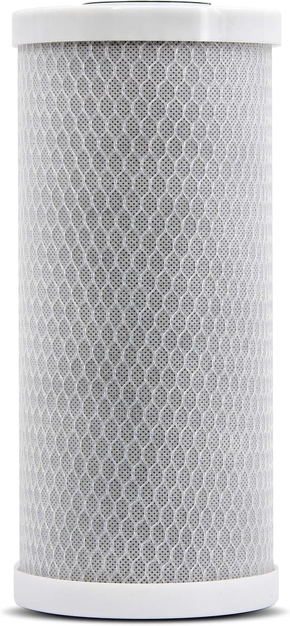 APPLIED MEMBRANES INC. 4.5"x10" Carbon Filter for Water Filtration | Replacement Water Filter Cartridge for Whole House Water Filter System