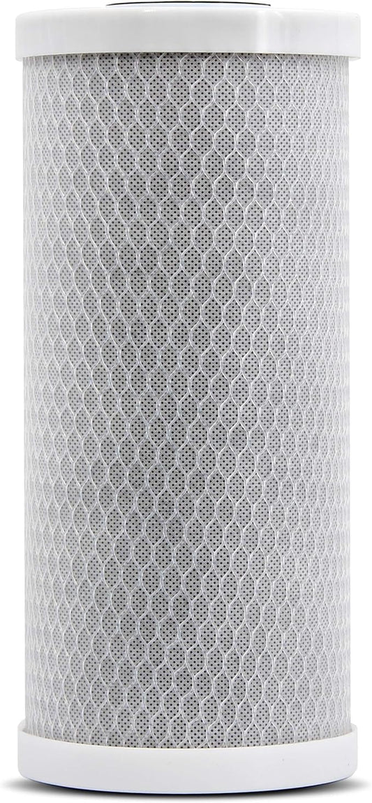 APPLIED MEMBRANES INC. 4.5"x10" Carbon Filter for Water Filtration | Replacement Water Filter Cartridge for Whole House Water Filter System