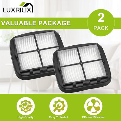 97D5 Filter Replacement for Bissell Pet Eraser Corded Hand Vac 33A1B 33A1 33A1W 27K6 Replace # 203-7416 2031432 (2 PACK) LUXRILIX