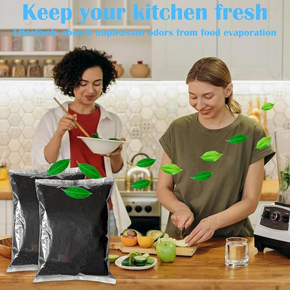 1.5 Pounds Odor Absorbing Filter Refill Compatible with FoodCycler Kitchen Waste Composters, Odor Removing Carbon Filter Replacement for Eco 5 FoodCycler Electric Composter