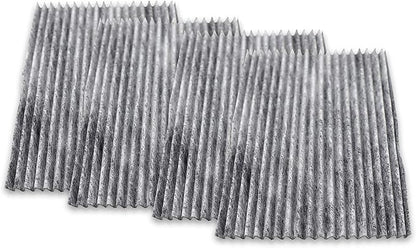 Appliance Pros Carbon-activated Air Purifier Filter Replacement, Refrigerator Air Filters, 4 Pack, Compatible with Frigidaire and Electrolux Models