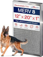 12x20x1 Electrostatic Air Filter, MERV 8, Washable, Reusable Furnace AC/HVAC Filter, Energy Saving, Easy to Clean, Long-Lasting by LifeSupplyUSA