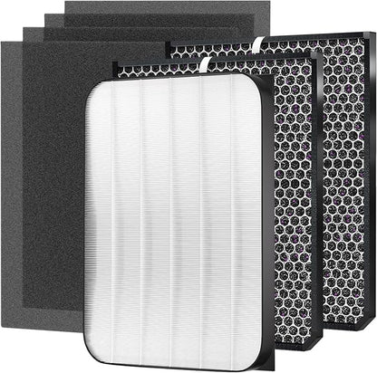 7-Pack Amboseli 3500 Replacement Filters Compatible AD3000/3500 Air Purifi-er, 3000/3500,3000M, 3000Pro Air Purifi-er,1 air filter, 2 Activated Carbn and 4 Extra Carbn Pre-Filters