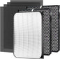 7-Pack Amboseli 3500 Replacement Filters Compatible AD3000/3500 Air Purifi-er, 3000/3500,3000M, 3000Pro Air Purifi-er,1 air filter, 2 Activated Carbn and 4 Extra Carbn Pre-Filters
