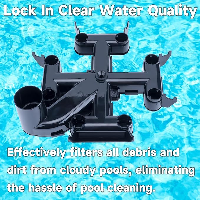 DE Filter Manifold DEX2400C Compatible with Hayward Pro-Grid and Micro-Clear DE Filters, Manifold Top Parts with Air Relief