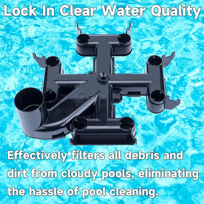 DE Filter Manifold DEX2400C Compatible with Hayward Pro-Grid and Micro-Clear DE Filters, Manifold Top Parts with Air Relief
