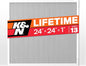 K&N 24X24X1 HVAC Furnace Air Filter, Lasts a Lifetime, Washable, Merv 13, the Last HVAC Filter You Will Ever Buy, Breathe Safely at Home or in the Office, HVC-13-12424