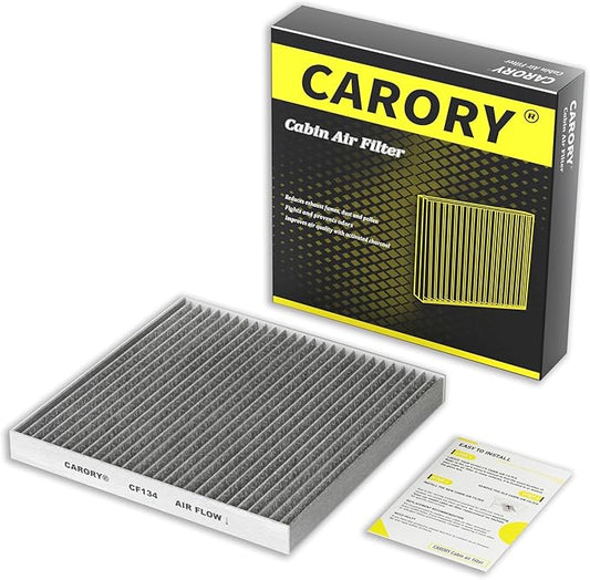 Cabin Air Filter w/Activated Carbon for Honda Accord 2003–2022, Civic 2006–2015, CR-V 2007–2016, Odyssey 2005–2017, Pilot 2009–2022, Ridgeline 2006–2025, Acura MDX 2007–2020 and More