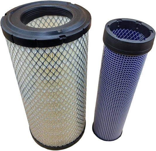 Outer Inner Air Filter 006000789F1 006000790F1 Fits for Mahindra Tractor 4565-T4 5525 6525-T3 7060 7520 4WD 8560-T3 MPower 75-T4 P MPower 85-T4 P