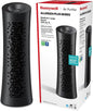 Honeywell HPA030 HEPA Tower Air Purifier, Airborne Allergen Reducer for Medium/Large Rooms (200 sq ft), Black - Wildfire/Smoke, Pollen, Pet Dander, and Dust Air Purifier