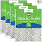 Nordic Pure 16x24x1 (Actual Size: 15 1/2 x 23 1/2 x 3/4) Pleated MERV 13 Air Filters 4 Pack