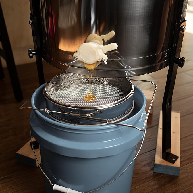 VIVO Stainless Steel Honey Strainer Double Sieve, Bee Keeping Equipment Filter BEE-V101H
