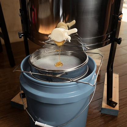 VIVO Stainless Steel Honey Strainer Double Sieve, Bee Keeping Equipment Filter BEE-V101H