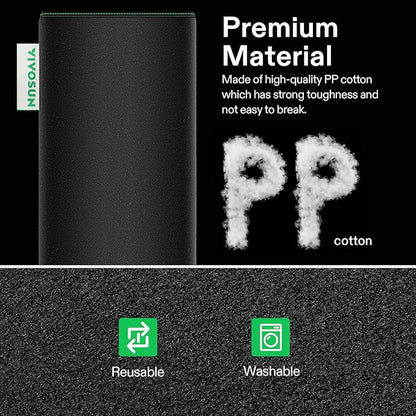 VIVOSUN 4 Inch Prefilter for 4" Carbon Filter, Black, 9.84" Long