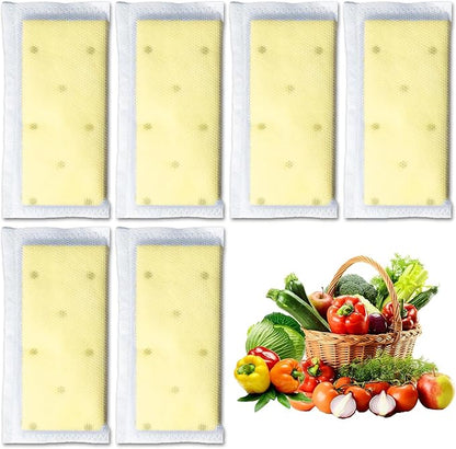 6 Pack Refrigerator Air Filter Replacements for PureAir PK-2 Produce Keeper Plus FRPAPK2RF, Antioxidant & Activated Carbon Filter Compatible with Frigidaire Gallery Models GRMC2273BF GRMC2273BD GRMG22