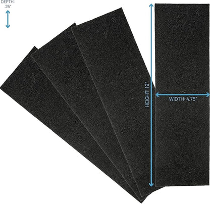 Filter Bros Carbon Filter C 4Pack Replacement Fits GermGuardian FLT28CB4 AC5250PT