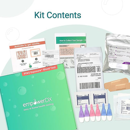 empowerDX PFAS Exposure Blood Test - at-Home Test Kit for PFAS Chemicals