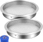 6" Rain Barrel Screen Aluminum, Rain Barrel Filter Rainwater Collection System, Keep Debris Out of Your Rain Barrel, Rain Barrel Diverter Kit, 2 Pack