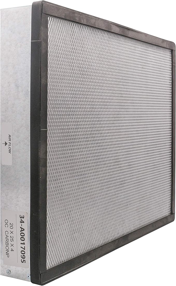 Pollution Control Unit (PCU) Odor Control Filter. BPS Panel 100% Carbon Includes perimeter gasket (20" x 25" x 4")