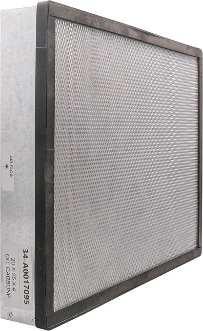 Pollution Control Unit (PCU) Odor Control Filter. BPS Panel 100% Carbon Includes perimeter gasket (20" x 25" x 4")