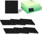 Polyurethane Activated Charcoal Filters -7 Pack 4.5 Inch Square Strong Odor Control Replacements for Kitchen and Countertop Compost Buckets/Bins