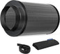Air Carbon Filter 4 Inch ,Smellines Control Removes 3X More Odors Contaminants. Australian Virgin Charcoal, Carbon Filter for Grow Tent, Hydroponics, Pre-Filter Included (4inch)