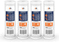 Aquaboon 5 Micron 10 x 2.5 Carbon Block Water Filter Cartridge CTO Whole House Water Filter Replacement Compatible with WHKF-WHWC, FXWTC, 4-PACK