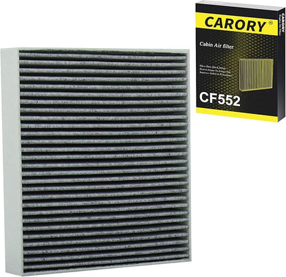 Cabin Air Filter w/Activated Carbon for Nissan Rogue 21-25, Altima 19-25, Kicks 18-25, Pathfinder 22-25, Sentra 20-25, Versa 20-25, INFINITI QX50 19-24, QX55 22-25, QX60 22-25, QX80 19-25