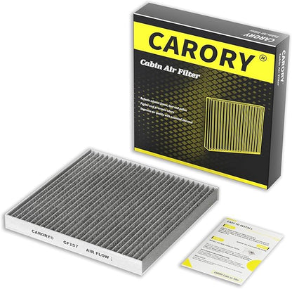 Cabin Air Filter w/Activated Carbon for Toyota Camry, Corolla, RAV4, Prius, Highlander, Sienna, Venza, Crown, Lexus ES350, ES300h, NX250, RX350, RX450h, Subaru Outback, Mazda CX9 and More