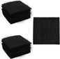 12PCS 5” Square Compost Bin Charcoal Filters, 0.4” Thick Activated Carbon Filters for Kitchen Countertop Compost Pail, Home Bucket Filter Replacements