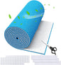 Air Vent Filters,14"x120"Cut to Fit Air Filter Material (70+Filters),MERV 8 Electrostatic Air Vent Filter for Home Floor, Grilles, Ceiling, HVAC Furnace Vents, With 48PCs Adhesive Hook Tape
