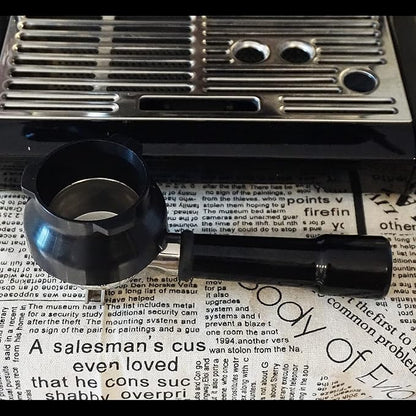 Dosing Funnel 54mm Espresso Coffee Accessrioes for Breville Barista Portafilter Hands-Free Black