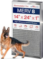 14x24x1 Electrostatic Air Filter, MERV 8, Washable, Reusable Furnace AC/HVAC Filter, Energy Saving, Easy to Clean, Long-Lasting by LifeSupplyUSA