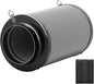 iPower 6" Air Carbon Filter for Inline Duct Fan, Intake and Exhaust Fans, with Premium Australia Virgin Charcoal, Black