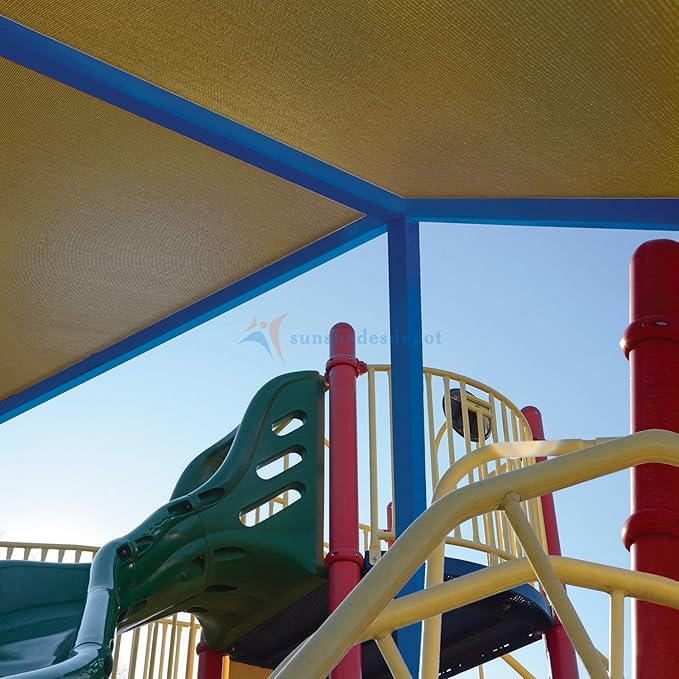 TANG Sun Shade Fabric Roll 8'x49' Shade Cloth for Garden Brown HDPE Mesh Shading Pergola Cover Replacement Canopy, 95% Blockage Sunshades for Outdoor Patio Backyard Plant