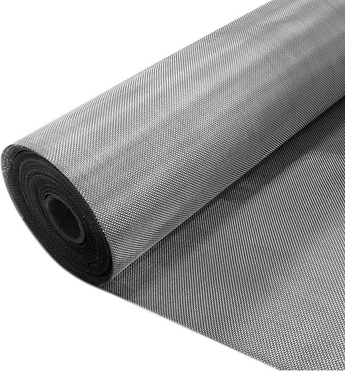 20 Mesh Stainless Steel Woven Wire, High-Density Ventilation Protecting Mesh, Rodent & Pest Proof Screen for Air Vents, Garden Enclosures, Window Screens, HVAC Filters