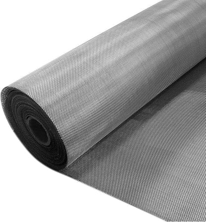20 Mesh Stainless Steel Woven Wire, High-Density Ventilation Protecting Mesh, Rodent & Pest Proof Screen for Air Vents, Garden Enclosures, Window Screens, HVAC Filters