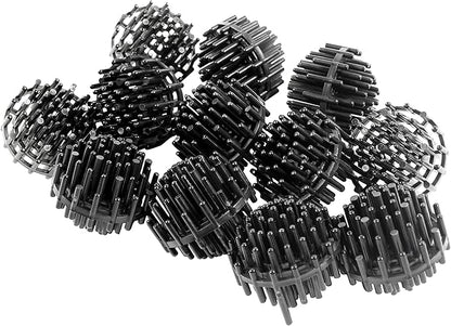 HQRP 100 pcs Bio Balls Filter Media 1.5 Inch - Large Bio Ball for Aquarium, Pond, Waterfall, Fountain Filter Media in Mesh Bag with Zipper