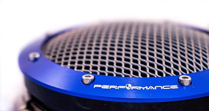 NGR Turbo Filter (Drag Edition) | Universal 4 inch & 3.5 inch Turbo Screen Protector | Cold Air Intake Turbo Screen for Engine Performance & Protection | Blue