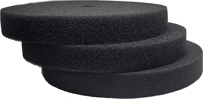 Aquarium Pond 5 Gallon Bucket DIY Bio Sponge Filter Media Pad Rounded 11x11 (20-35-50ppi Set)