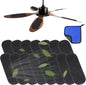 15 Pack Ceiling Fan Filters,Unscented Activated Coconut Shell Carbon Ceiling Fan Air Filters, Easy-Stick Universal Fit Filters,Bringing Fresher and Cleaner Air