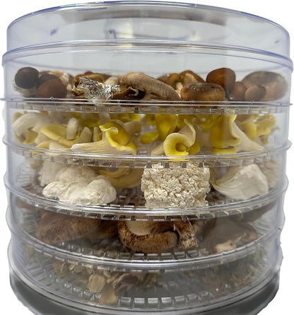 350 Watt Mushroom Dehydrator with Adjustable Temperature Control and Extra Tall Trays