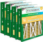 Filterbuy 24x24x5 Air Filter MERV 11 Superior Pet & Allergy Defense (4-Pack), Electrostatic Pleated HVAC AC Furnace Filters Replacement for Honeywell Return Grille (Actual Size: 22.38 x 22.38 x 4.38)