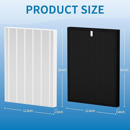 HR900 Filter Replacement T, Compatible with Winix HR900 Air Purifier, Replaces Part #1712-0093-00 / Filters T, #1712-0094-00 / Filte-r U, 2 Pack
