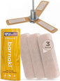 Barnakl Pet Fresh Ceiling Fan Filters for Blades, Zeolite Air Filters, Ceiling Fan Air Purifier Pads, Odorless Pet Odor Eliminator for Home, Fan Filters for Dust, Dander & Odors – 3 Pack