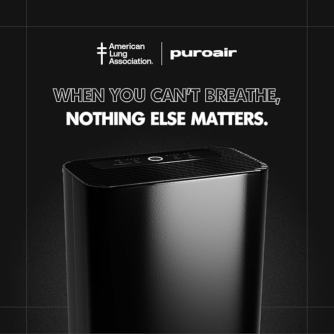 PuroAir 400 Replacement Filter - HEPA Filters up to 99.9% of Smoke, Pollen, Dust and Common Household Pollutants - HEPA Air Filter Replacement for PuroAir 400 Air Purifier (4 Pack)