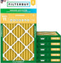 Filterbuy 16x24x2 Air Filter MERV 11 Superior Pet & Allergy Defense (6-Pack), Electrostatic Pleated HVAC AC Furnace Filters Replacement, Made in USA (Actual Size: 15.38 x 23.38 x 1.75)