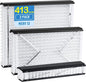 2 Pack 413 Replacement Air Filter, 16x28x4 Inches, MERV 13 Furnace, Compatible with Aprilaire 1410, 1610, 2410, 2416, 3410, 4400, NOTE: Not Fit for 1413 Upgrade Kit,Model 2400, 2140