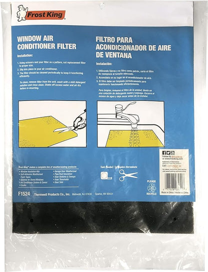 Frost King Air Conditioner Filters, 15 in. x24 in. x3/16 in. , Open Cell Foam