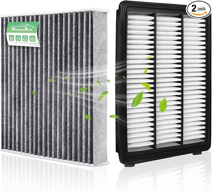 Engine & Cabin Air Filter for Hyundai Tucson 2016-2021, Kia Sportage 2017-2022 Air filter for Car Replacement 97133-D1000 CA12065 Automotive Accessories-2 Pack